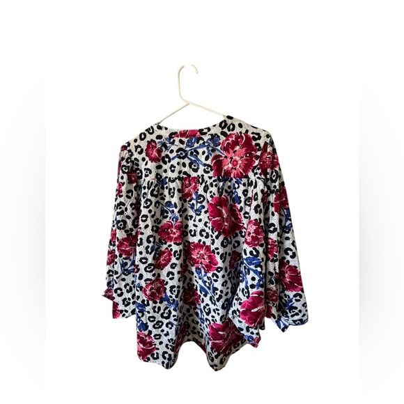 Ariat Ladies Bliss Long Sleeve Top Multi Print Size M - Picture 12 of 15